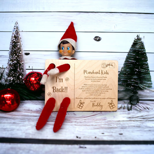 Elf on the Shelf Postcard